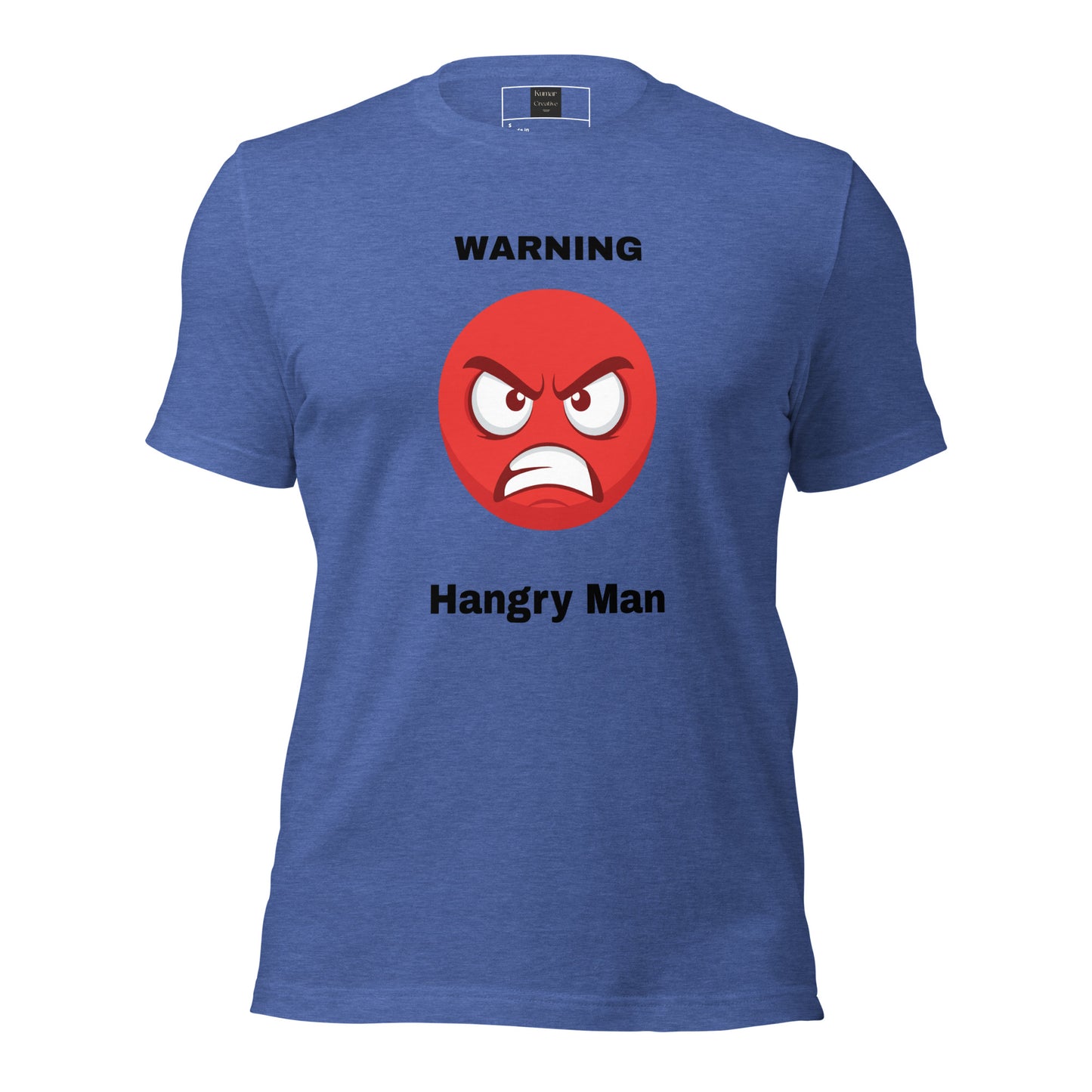 Warning Hangry Man Blue T-Shirt