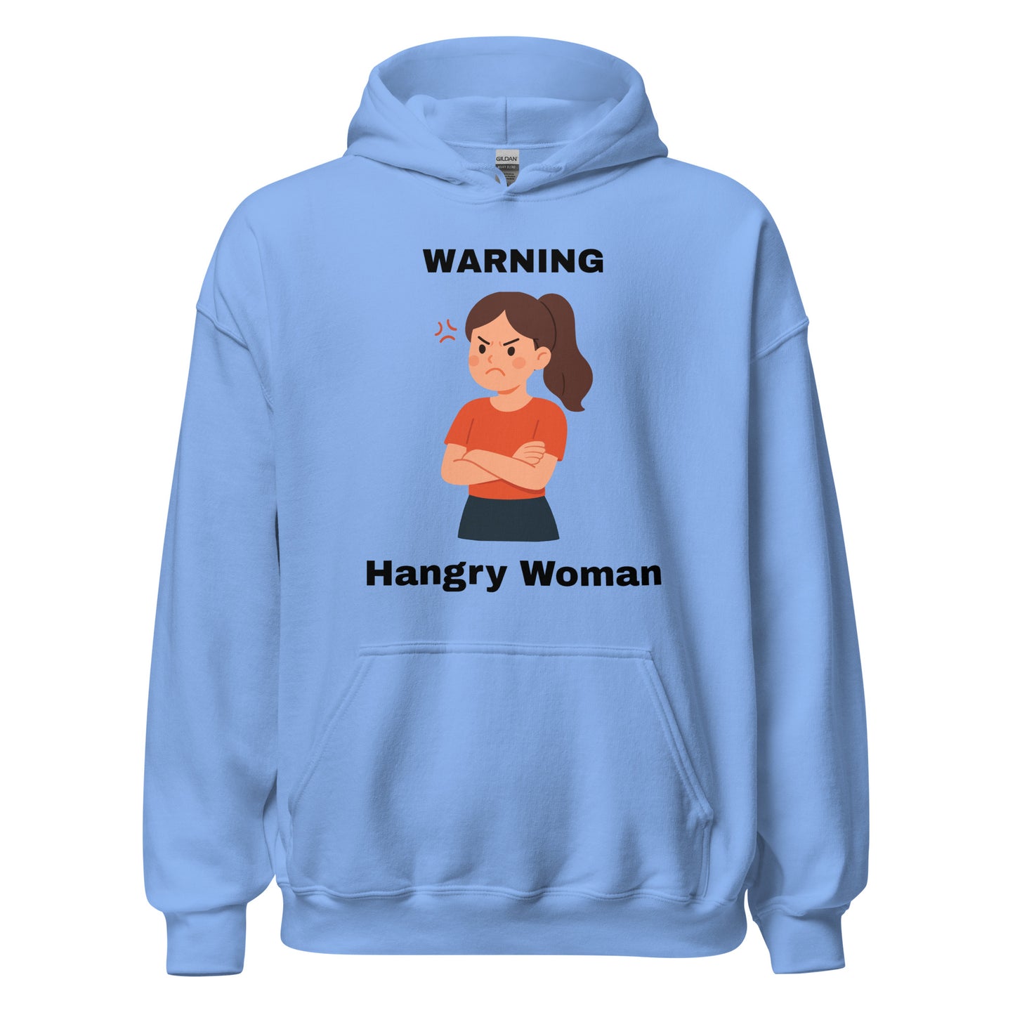 Warning Hangry Woman Lilac Hoody