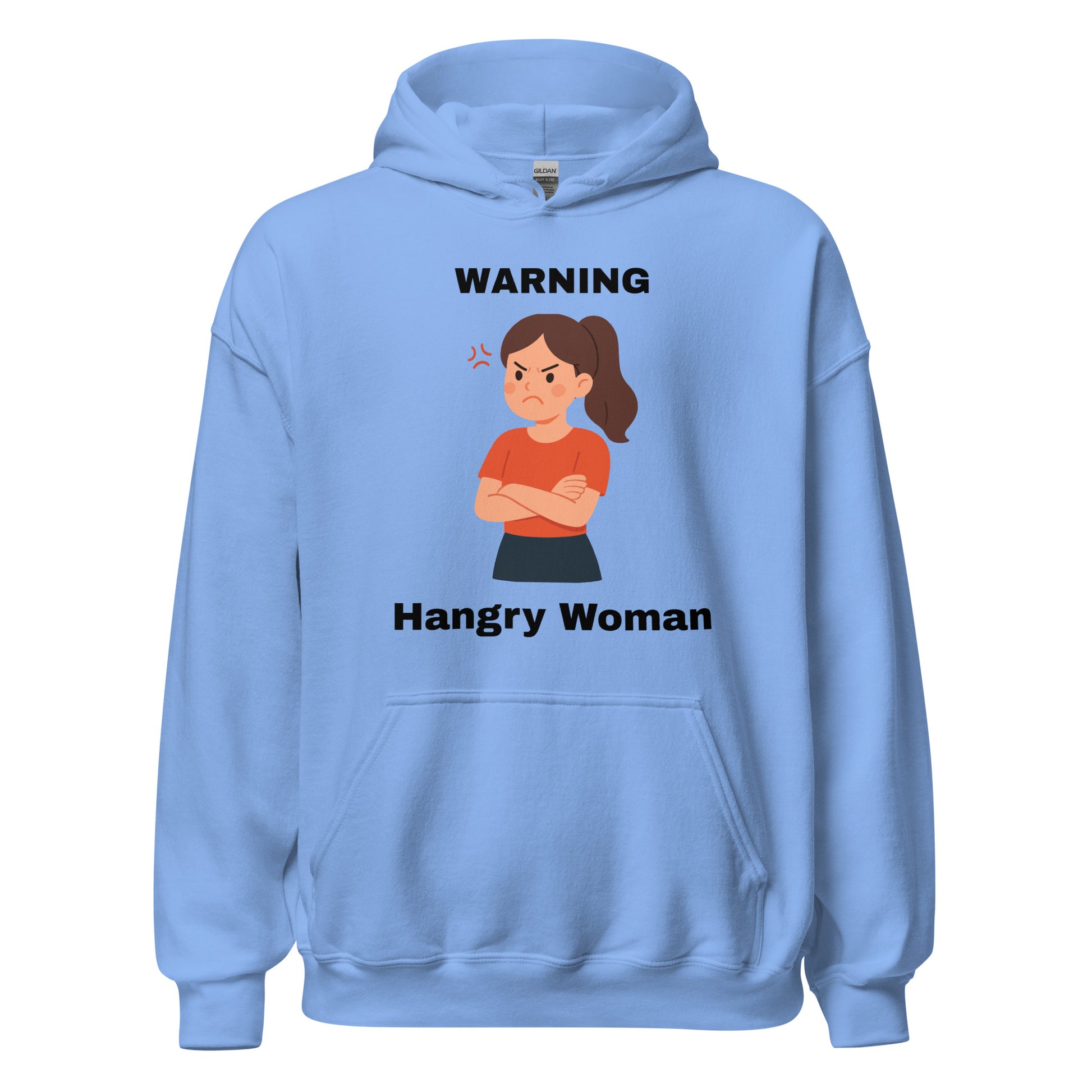 Warning Hangry Woman Lilac Hoody