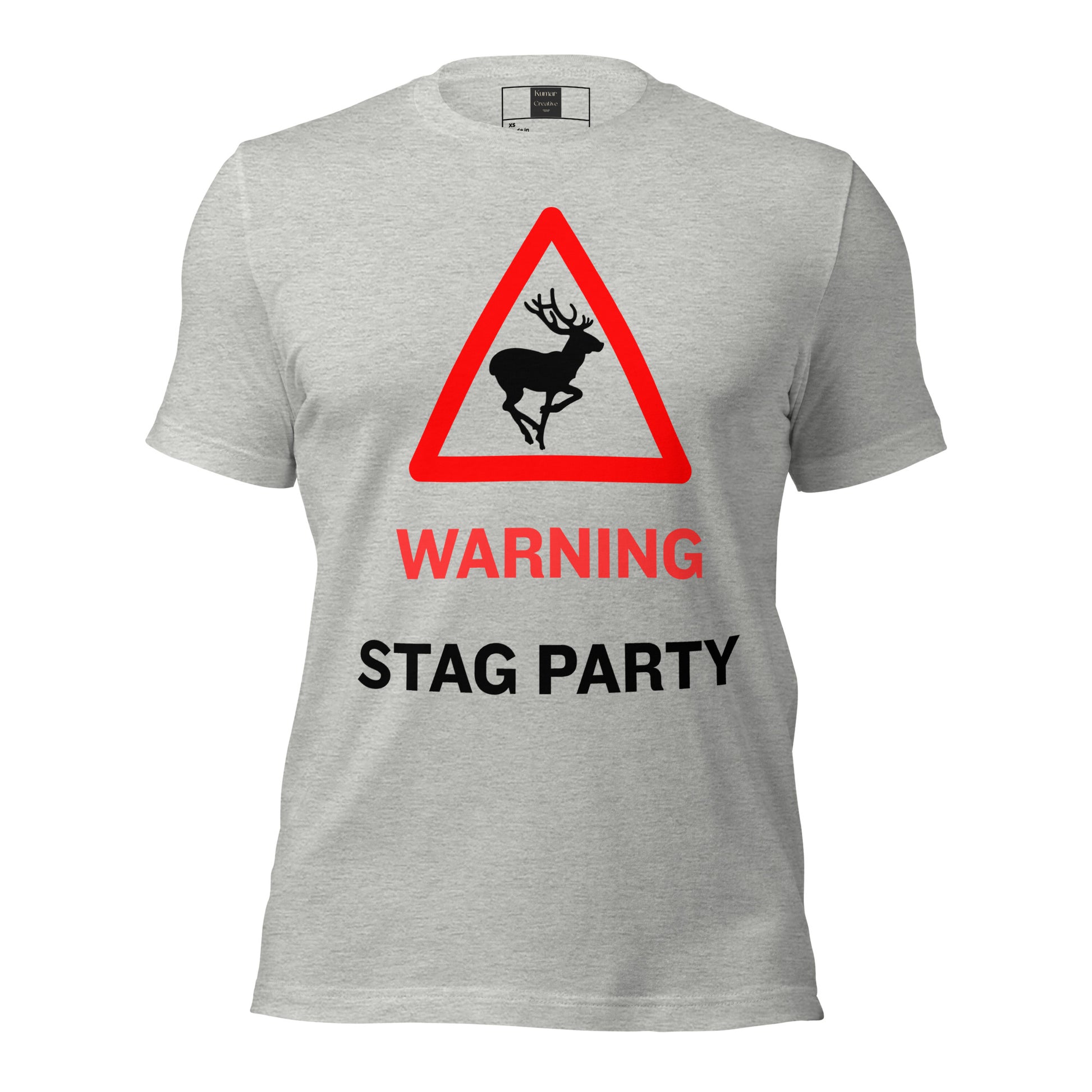 Warning Stag party Grey T-Shirt