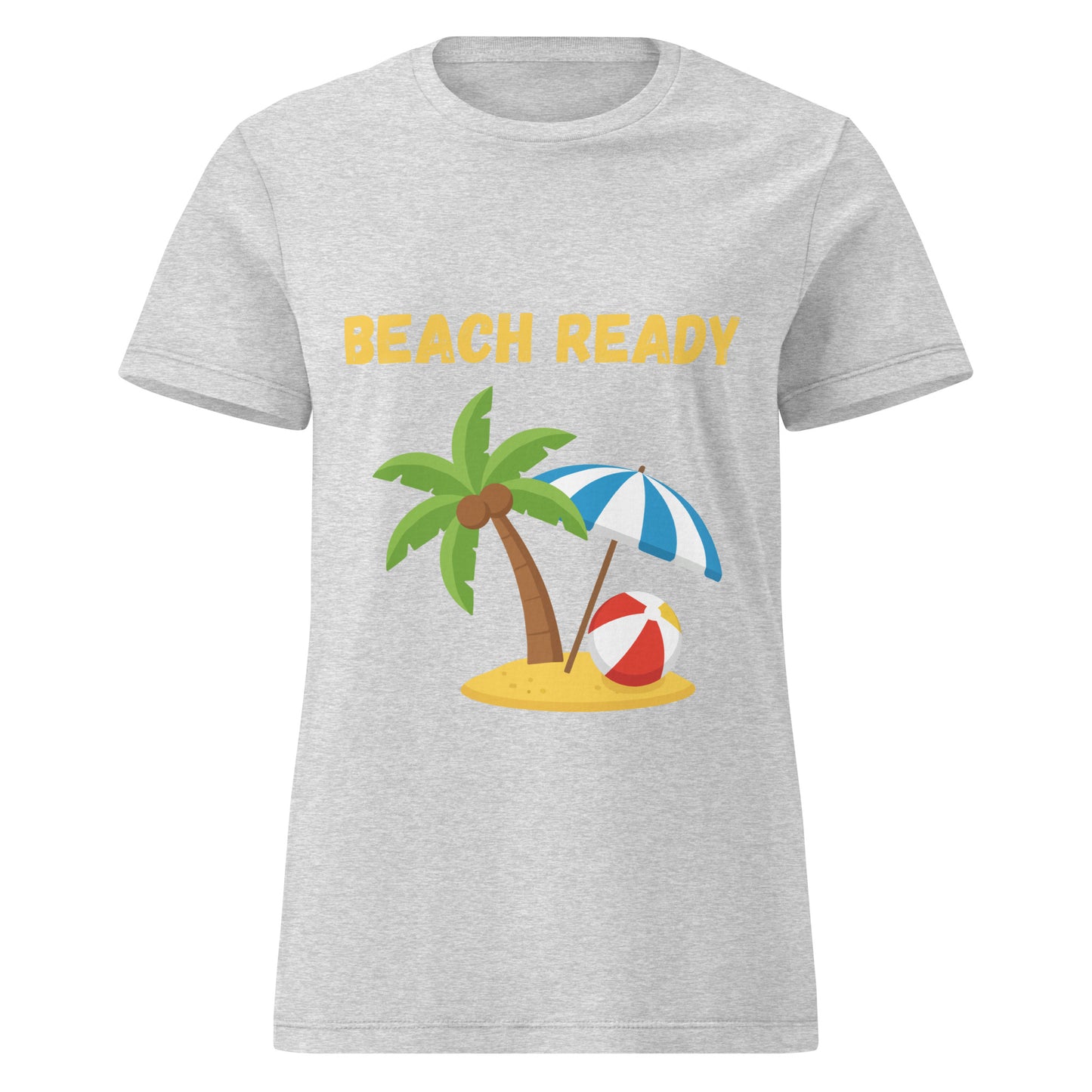 Women's Grey Beach Ready T-Shirt