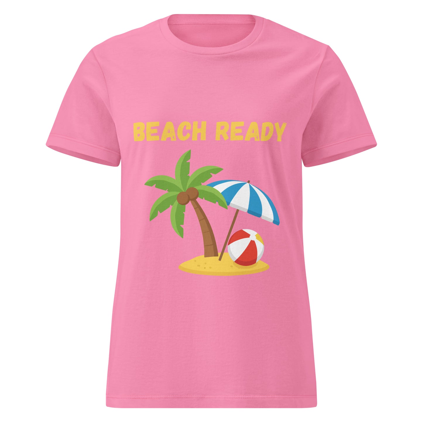 Women's Beach Ready Pink T-Shirt