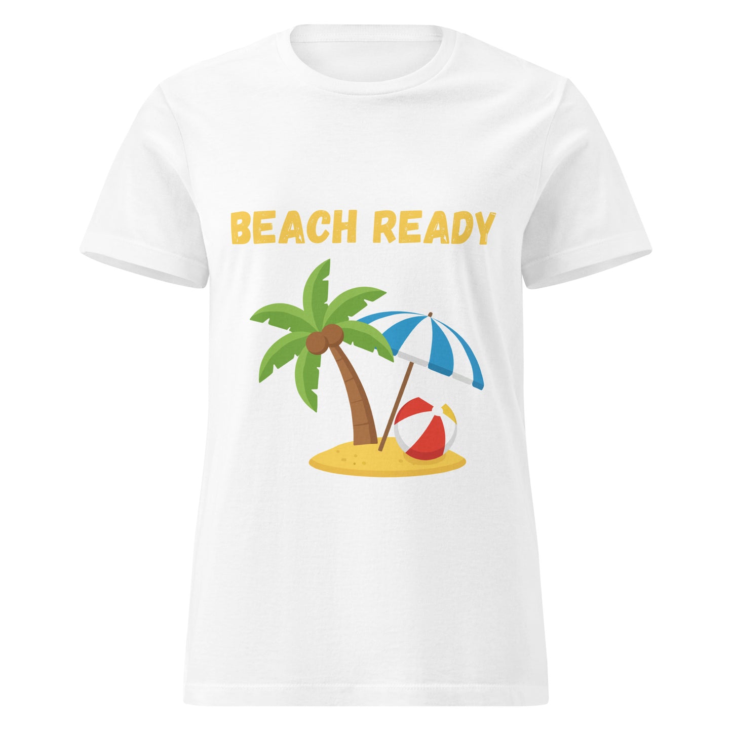 Women's Beach Ready White Tee