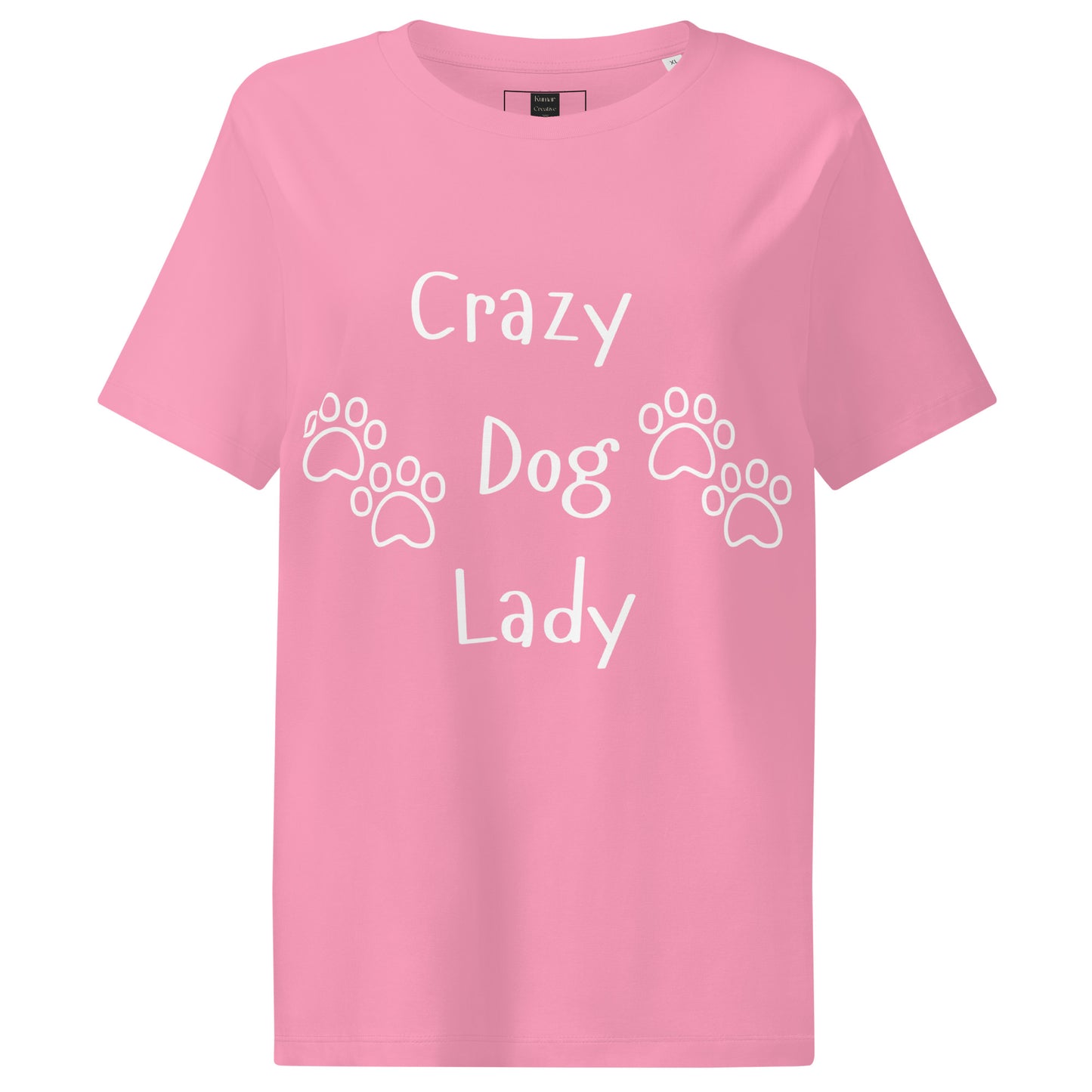 Crazy Dog Lady Pink Tee