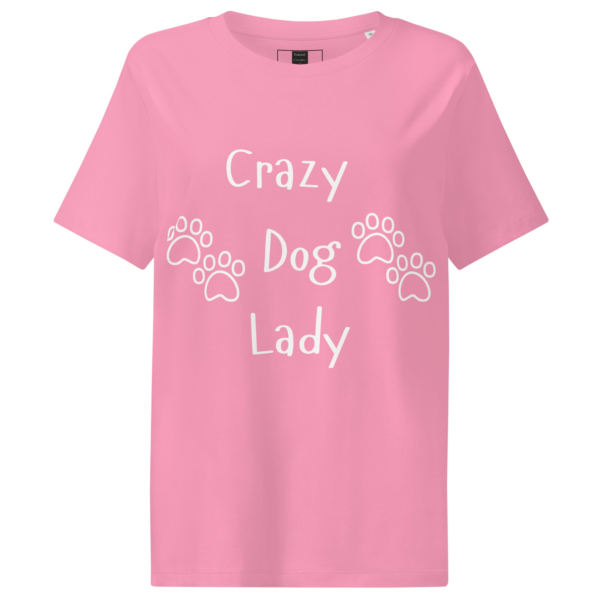 Crazy Dog Lady Pink Tee