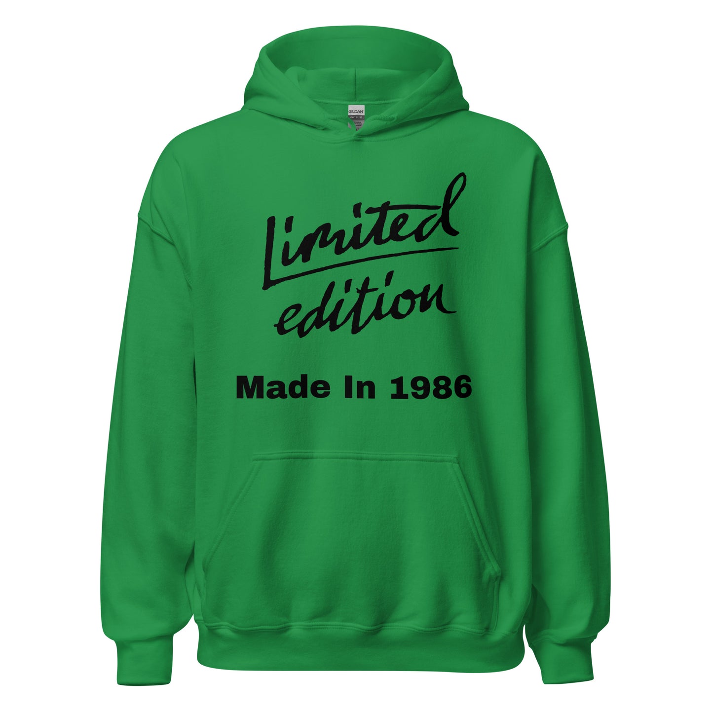 Women's Made In 1986 Limited Edition Green Hoodie