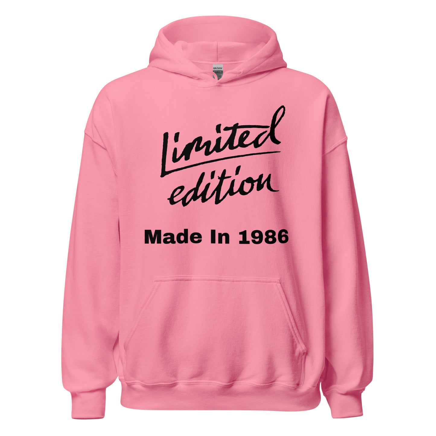 Women's Limited Edition Made In 1986 Hoodie (Pink)