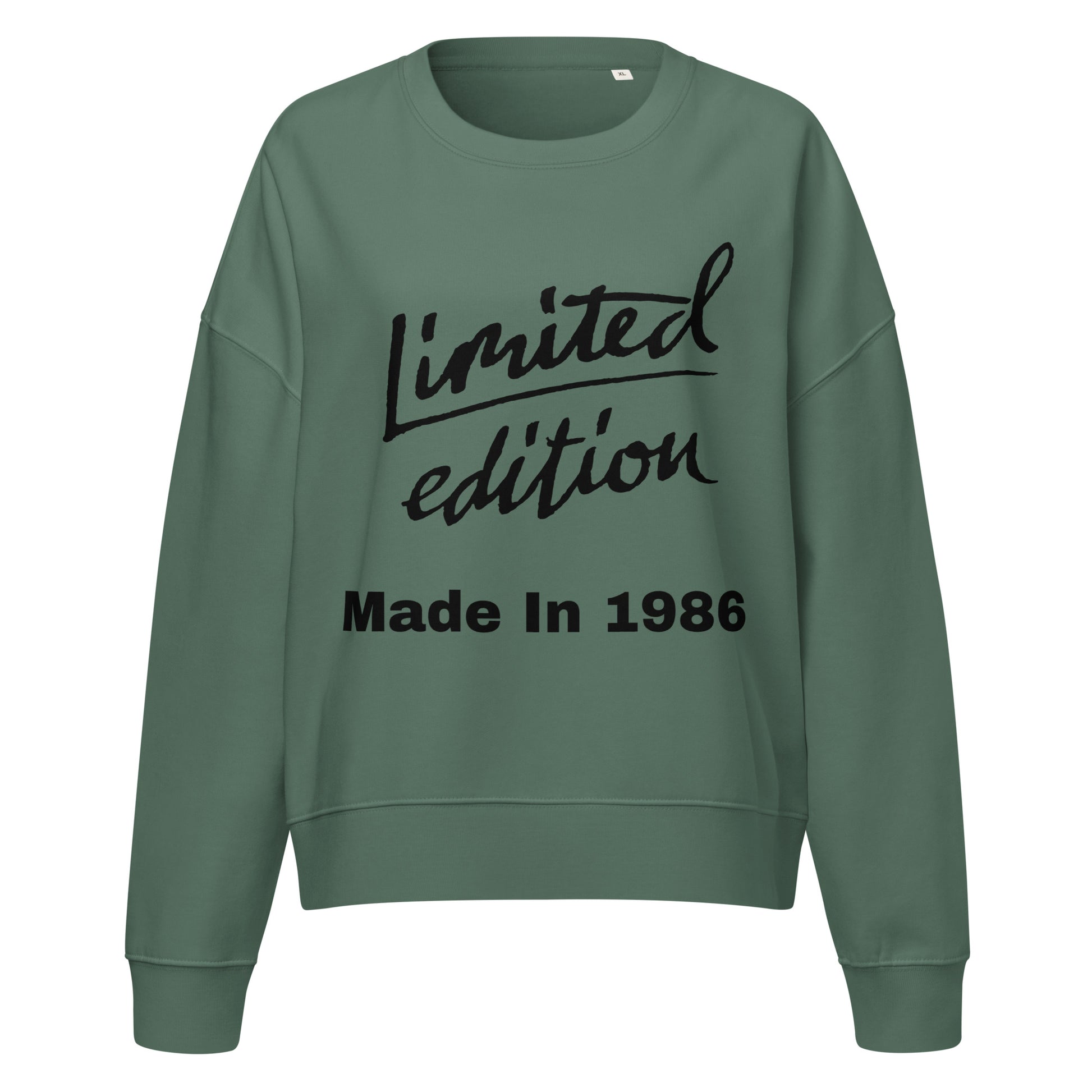 Women's Limited Edition Made In 1986 Sweatshirt (Green)