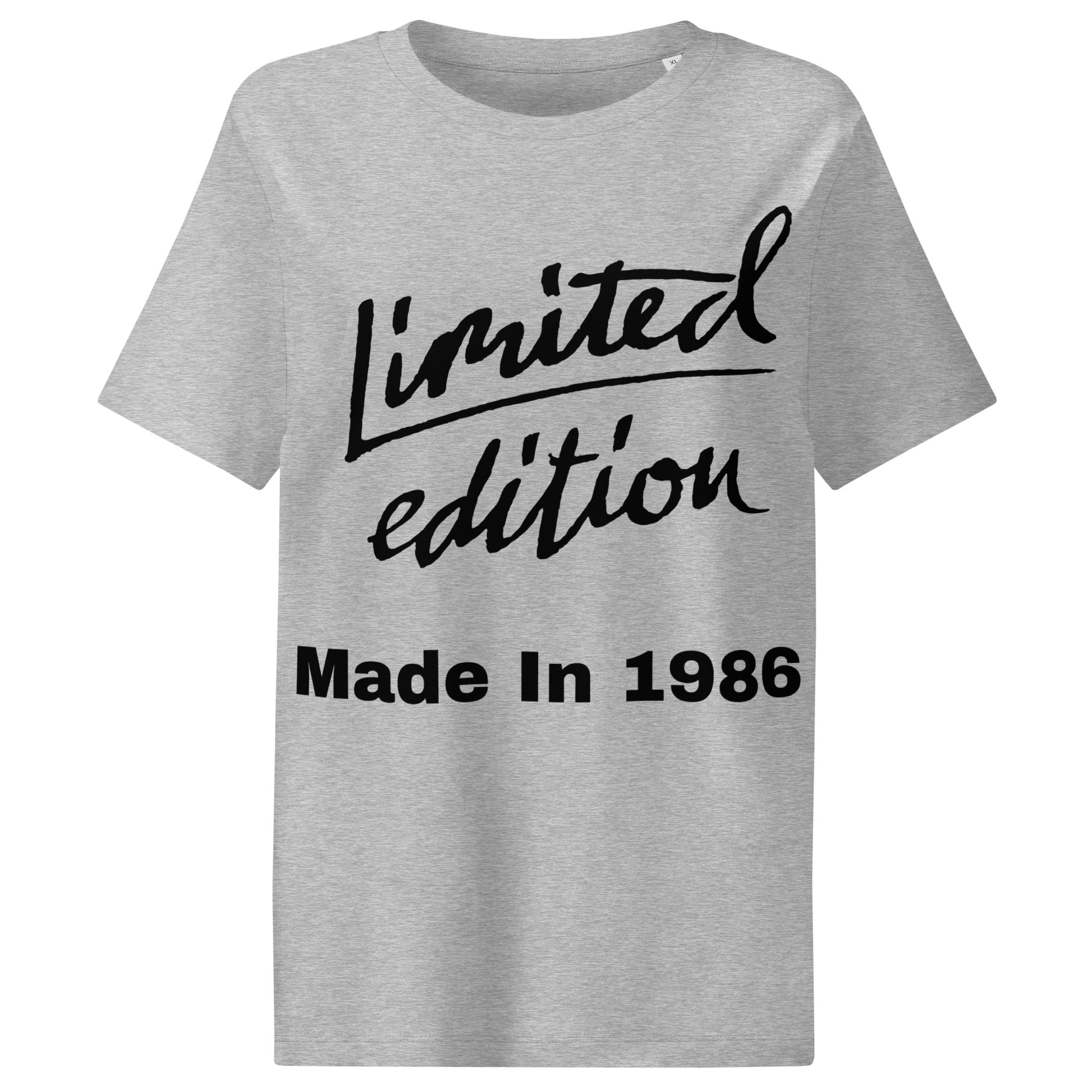 Women's Grey Limited Edition Made In 1986 Tee