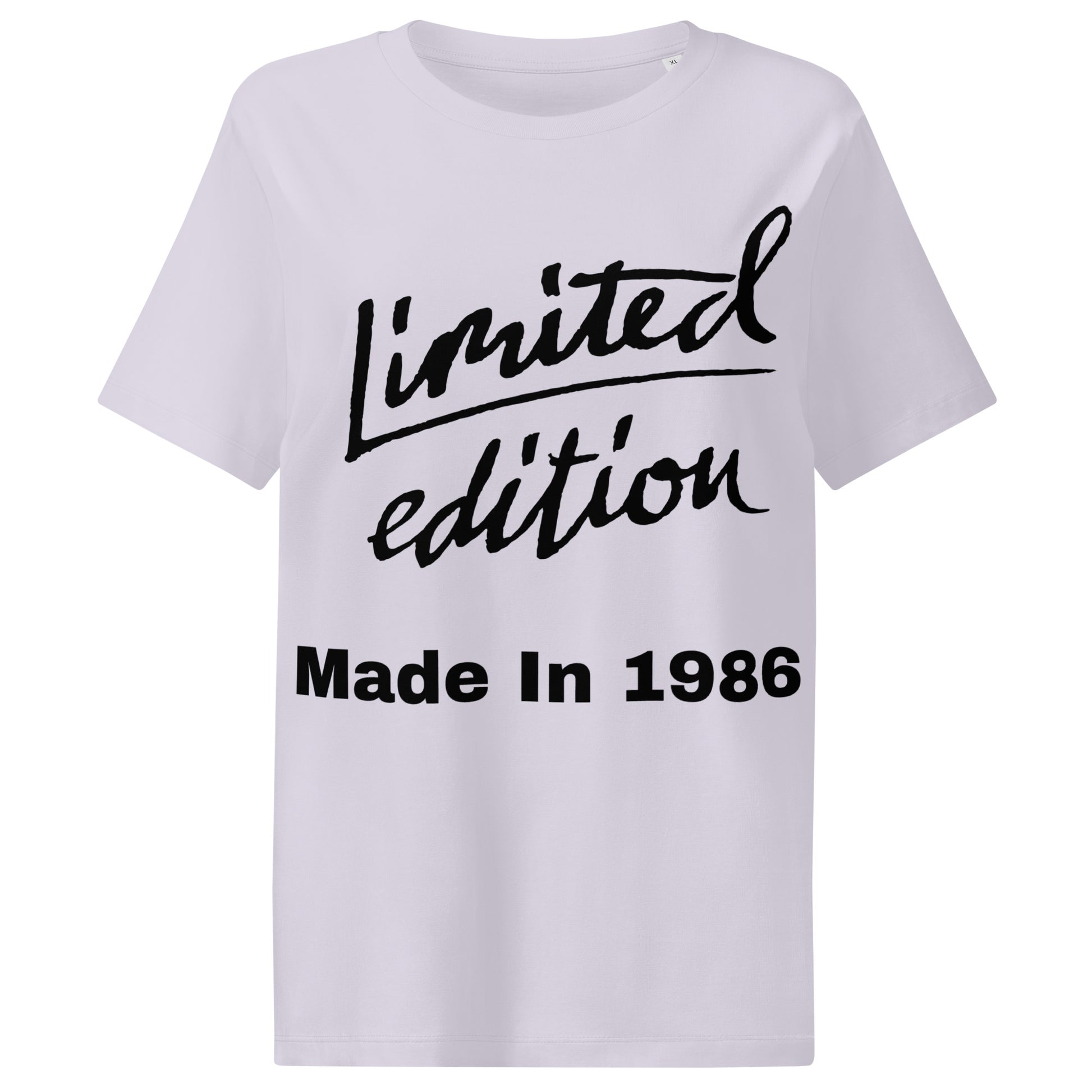 Ladies Limited Edition Lilac Made In 1986 Tee