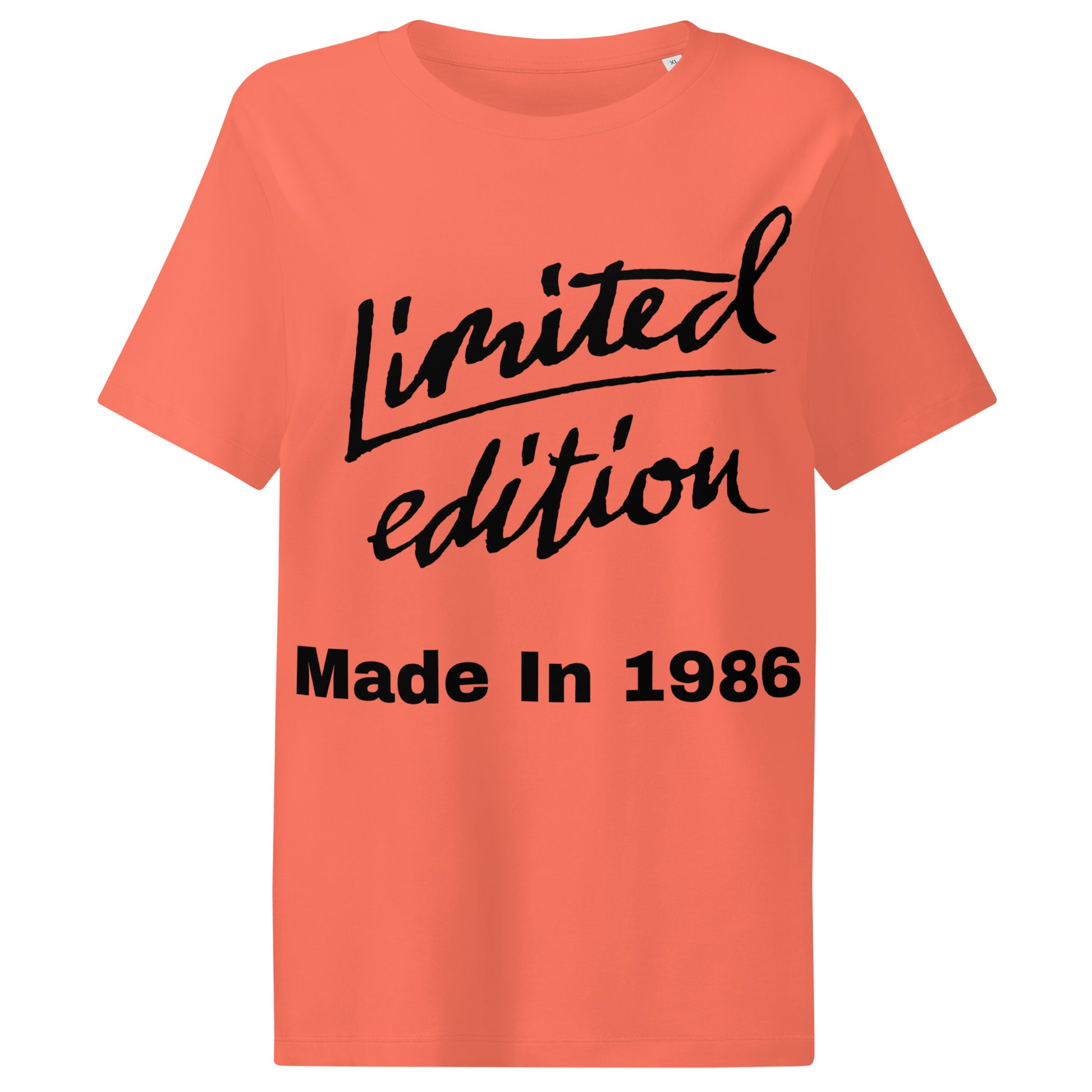 Women's Limited Edition Made In 1986 Orange Tee