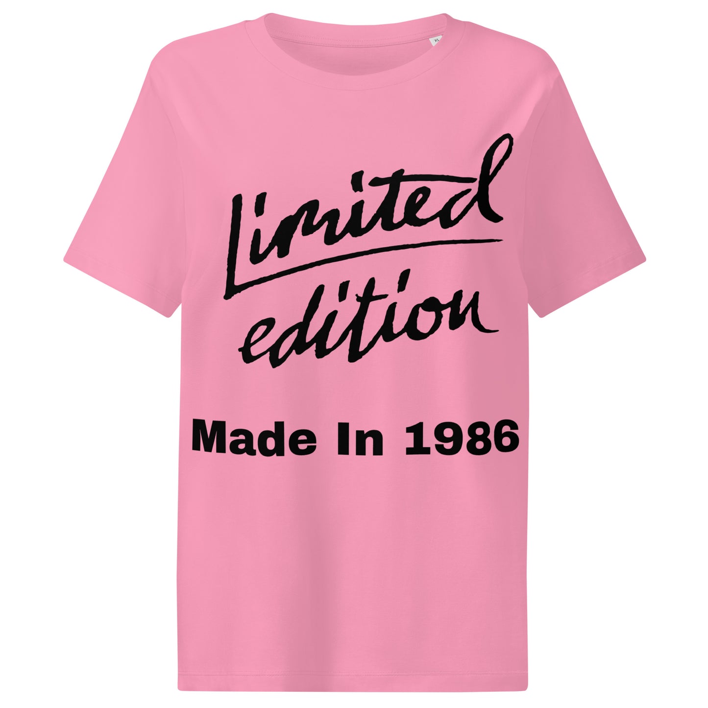 Women's Limited Edition Made In 1986 Pink T-Shirt