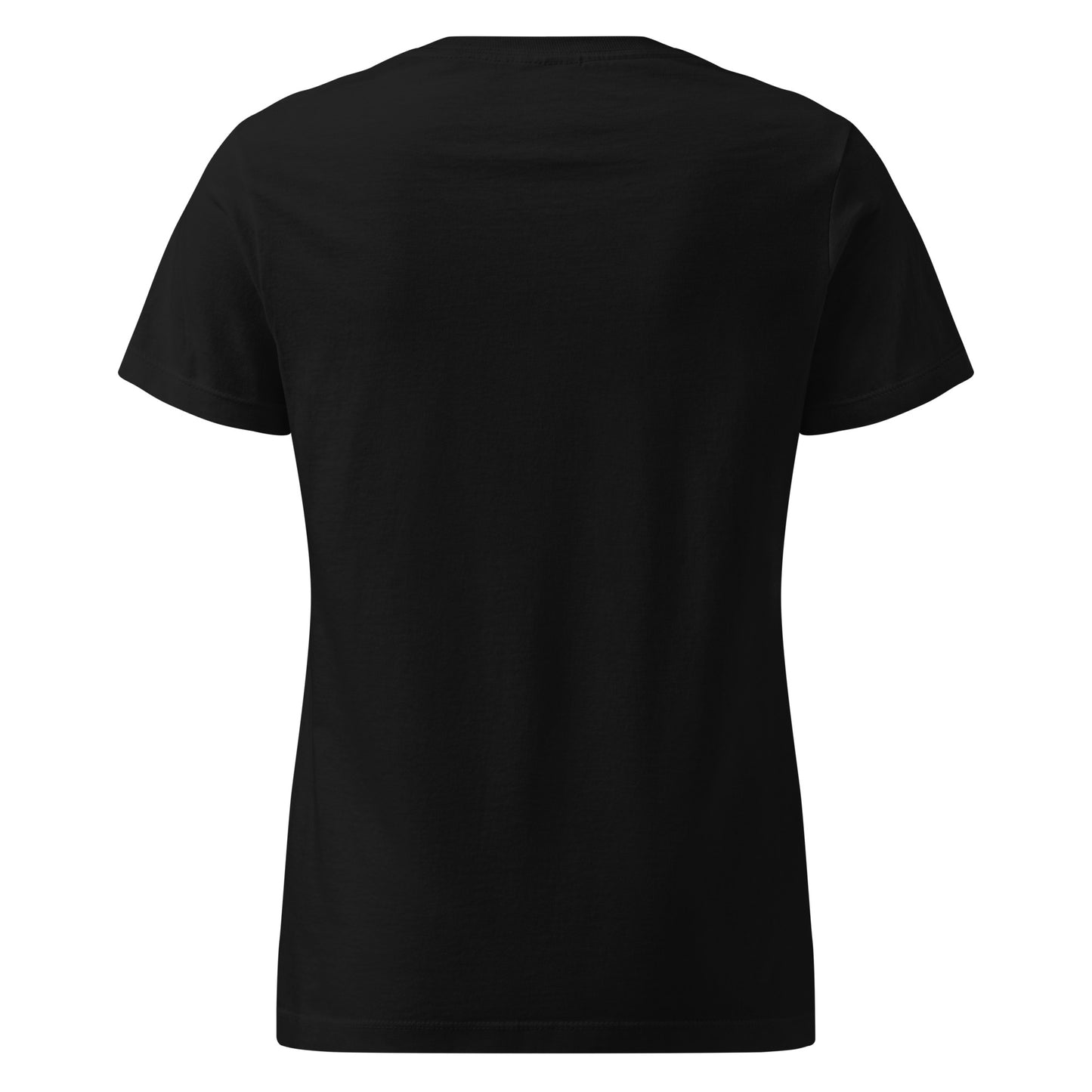 Back Of Women's Black Some Of My Best Friends Are Fictional Tee