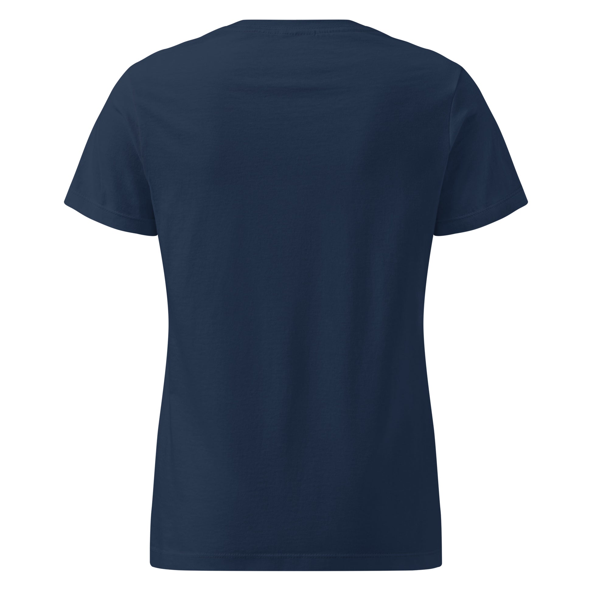 Back Of Women's Navy Some Of My Best Friends Are Fictional Tee