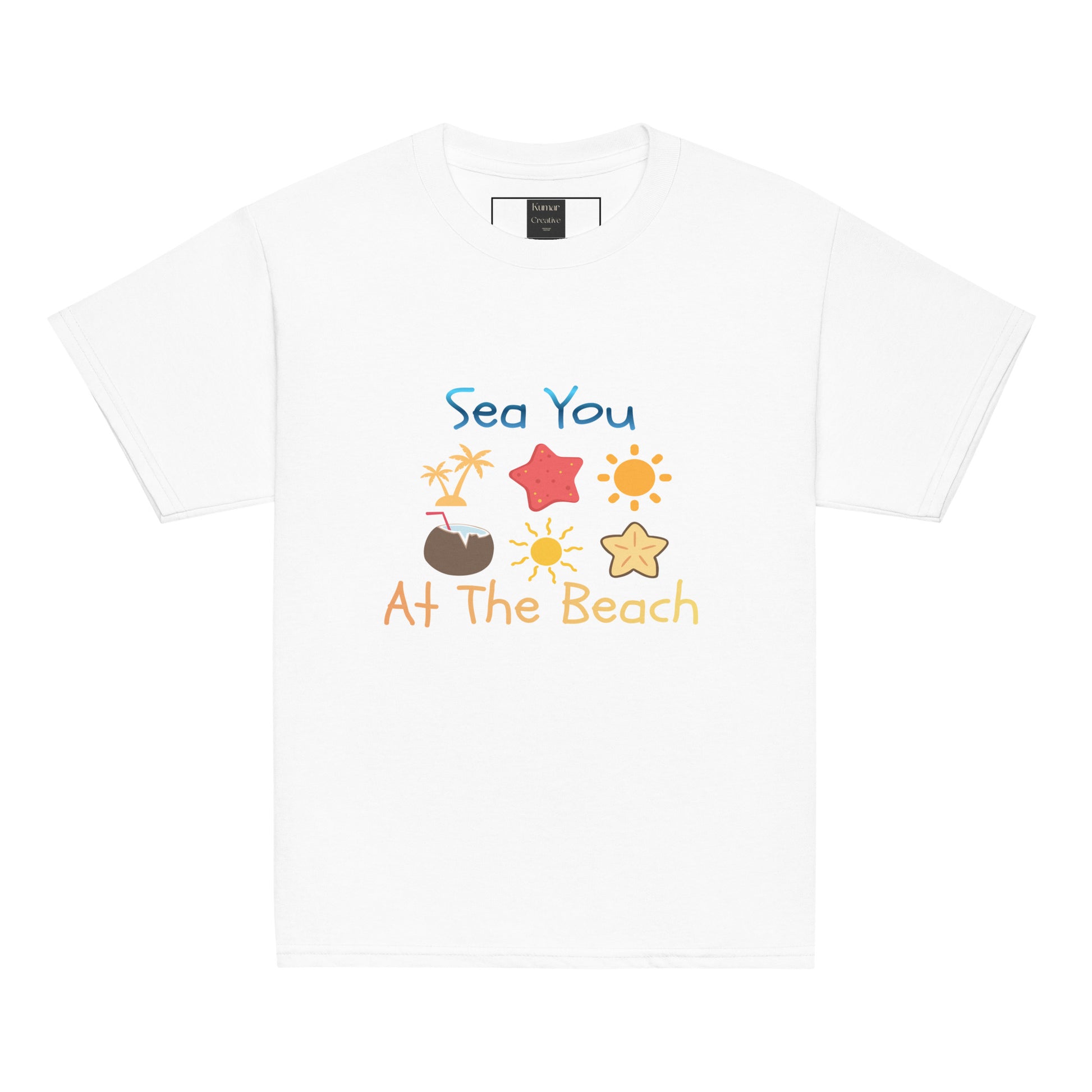 Kids Sea You At The Beach White T-Shirt